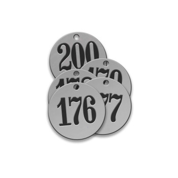 CH Hanson 43372, Tag-176-200 1" Round Stainless Steel25pk_main