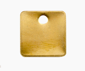 CH Hanson 43701, Tag-1-1/4" Square Brass 25pk_main