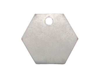 CH Hanson 43707, Tag-1-1/4" Hexagon Aluminum 50pk_main