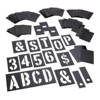CH Hanson 10187, Stencil Set-Letter/Number 4" PVC 138Pcs._main