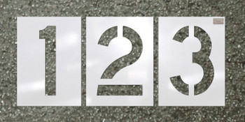 CH Hanson 70382, Stencil Set-Number 4"x2-3/4" LDPE Highway 18Pcs._main