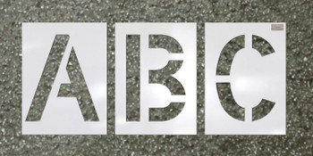 CH Hanson 70445, Stencil Set-Letter 6"x4" LDPE Highway 38Pcs._main