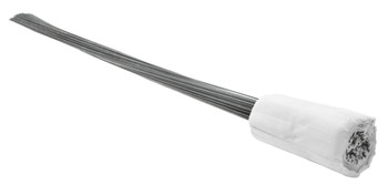 CH Hanson 15282, Stake Flags-21" Staff, 4"x5" Flag, White  100Pcs._main