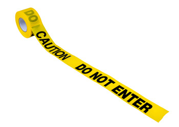 CH Hanson 16004, Barricade Tape-CAUTION DO NOT ENTER 1000'x3"x2Mil_main
