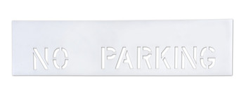CH Hanson 70000, Stencil-NO PARKING 4"x3" LDPE Curb_main