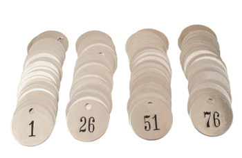 CH Hanson 40031, Tag-1-100 1-1/4" Round Aluminum 100pk_main