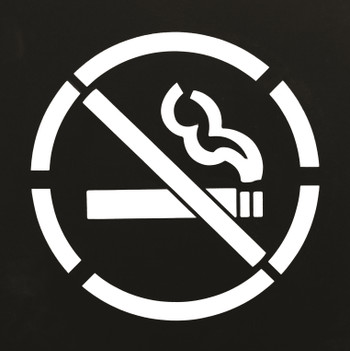 CH Hanson 12418, Stencil-(No Smoking Symbol) 15-1/2"Dia PVC_main