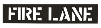 CH Hanson 12432, Stencil-FIRE LANE 12" Characters PVC_main