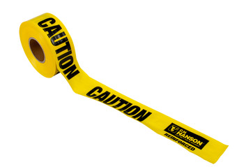 CH Hanson 16030, Barricade Tape-CAUTION 500'x3"x5Mil Reinforced_main
