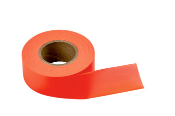 CH Hanson 17000, Flag Tape-150'x1-3/16"x4Mil Orange Fluorescent_main