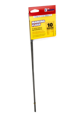 CH Hanson 15181, Stake Flags-15" Staff, 2-1/2"x3-1/2" Flag, Yellow  10Pcs._main
