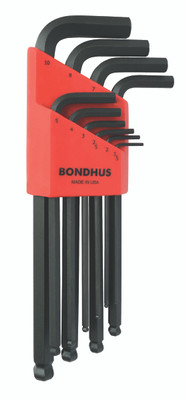 Bondhus 10990, Set 10 Ball End L-Wrenches (1.5-10mm) - Includes 7mm_main