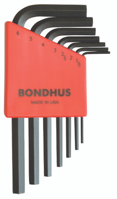 Bondhus 12292, Set 7 Hex L-Wrenches 1.5-6mm - Short_main