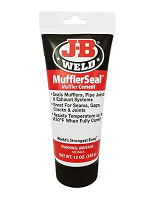 JB Weld 37912, MufflerSeal Muffler Cement 12 oz., Plastic Tube 12 oz_main