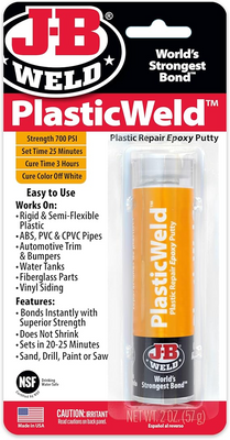 JB Weld 8237, PlasticWeld, 2 oz Putty Stick_main