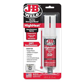 JB Weld 50197, HighHeat, 25ml Resealable Syringe_main