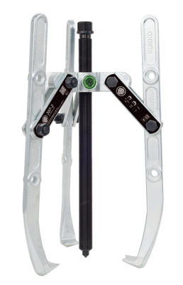 KUKKO 207-2, Heavy-duty, 3-armed lug puller 450 x 400 mm with oscillating, height-adjustable puller legs and combination crosshead_main