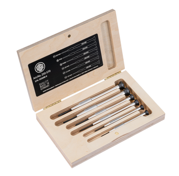 KUKKO 250-570, Watchmaker screwdriver set in wooden case_main