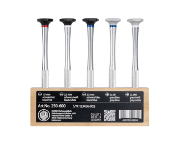 KUKKO 250-600, Watchmaker screwdriver set in wooden case_main