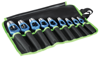 KUKKO 326-119, Henkellocheisen set ∅ 2, 3, 4, 5, 6, 7, 8, 9, 10, 11, 12, 13, 14, 15, 16, 17, 18, 19, 20 mm in a plastic roll bag_main