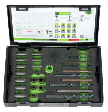 KUKKO 49-U-B, Screw extractor set with drill bits, drill socket, for Ø M5 - M16_main