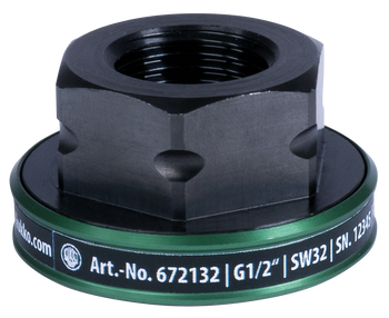 KUKKO 671827, Power nut with a diameter of 36 mm, key width of 24 mm, thread size of M18_main