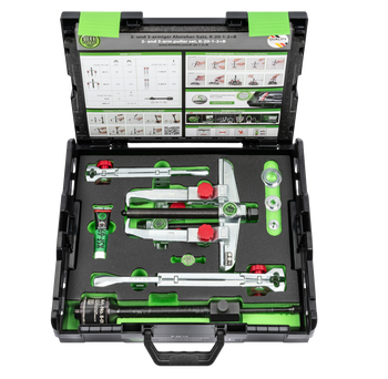 KUKKO K-20-1-2+B, 2-jaw universal puller set with quick adjustment, hydraulic spindle, extensions_main