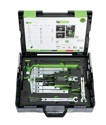 KUKKO K-2030-10-S, 2-, 3-jaw universal puller set with narrow puller jaws (20-10-S, 614250, 30-10-T, 1-191-S, 1-251-S)_main
