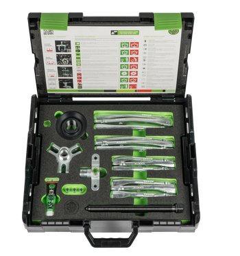 KUKKO K-220-221-A, Puller set for universal puller applications in the case, up to 150 mm spread_main