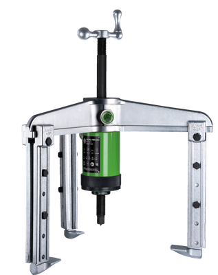KUKKO Y28-11-0, Hydraulic, extra strong, 3-jaw puller with adjustable reach, hollow piston cylinder, spread 0 mm - 375 mm, internal extraction spread 280 mm - 600 mm, reach 500 mm_main