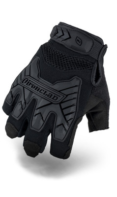 Ironclad IEXT-FIBLK-06-XXL, Tactical Impact Fingerless Glove, XXL, 1 pair_main