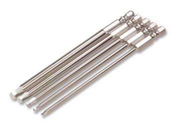 Eight Tool EA-70 3mmX130, Taper Head Hexagon Bit, 6.35mm. Shank, 9mm. And 13mm. Grooves_main