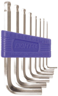 Eight Tool TS-8,  Taper Head Hex Key 8Pcs.  1.5-8mm Set_main