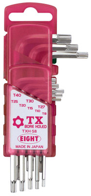 Eight Tool TXH-S8,  Tamper-Proof Torx Key 8Pcs. T8-T40 Set_main