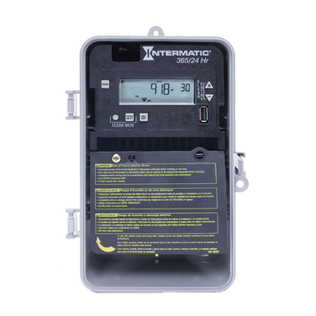 Intermatic ET2115CP, 24-Hour/365 Day 1-Circuit Electronic Control, 120-277 VAC, SPDT, Indoor/Outdoor Plastic Enclosure_main