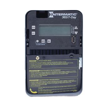 Intermatic ET2705C, 7-Day/365 Day 1-Circuit Electronic Control, 120-277 VAC, SPST, Indoor Metal Enclosure_main