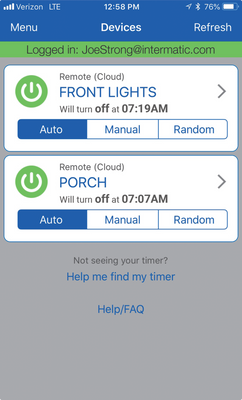 Intermatic STW700LA, Ascend Smart 7-Day Programmable Wi-Fi Timer, 120 VAC, 15A, Light Almond_main