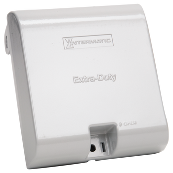 Intermatic WP1030MXD, Extra-Duty Die-Cast In-Use Weatherproof Cover, Double-Gang, Vrt, 3.125" Gray_main