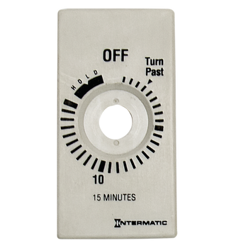 Intermatic 148FD5054, Plate for 15-Min with HOLD, White (FD15MHW)_main