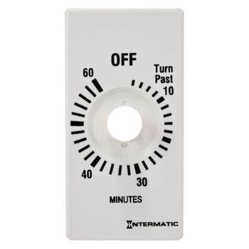 Intermatic FD60MPW, Plate for 60-Min without HOLD, White (FD460MW, FD60MWC)_main