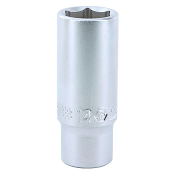 Wiha 33328 6 Point - 1/4 Inch Drive Socket - 14.0mm x 25mm_main