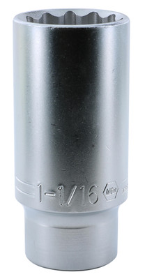 Wiha 33862 12 Point - 1/2" Drive Deep Socket 1-1/16"_main