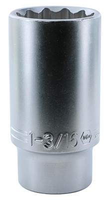 Wiha 33864 12 Point - 1/2" Drive Deep Socket 1-3/16"_main