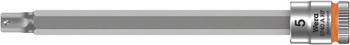 Wera 003336, 8740 A HF Zyklop bit socket with holding function, 1/4" drive, 5 x 100 mm_main