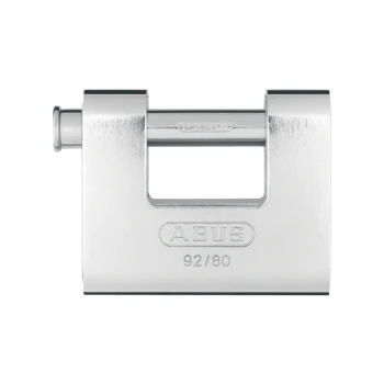 Abus 92/80 KA, Keyed Padlock,1 29/64 in,Rectangle,Gold82959_main