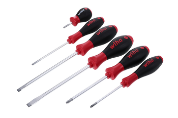 Wiha 30294 6 Piece SoftFinish Slotted and Phillips Screwdriver Set_main