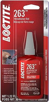 Loctite 263, Red Threadlocker, 36 ml Bottle, 2205310_main