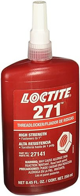 Loctite 88441, 271 Red High Strength Threadlocker, 250ml Bottle_main