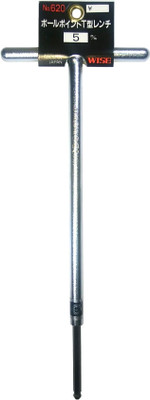 Fujiya 620-50, Ball-Point Hex Key (T) Wrench Iron Handle(5.0mmx240) 620-50_main