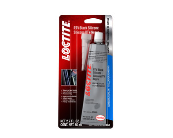 Loctite SI 593, Black RTV Silicone Adhesive Sealant, 80 ml Tube, 491979